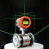 RUIJI Pengukur Aliran Elektromagnetik Digital Baja Tahan Karat 304 Akurasi Tinggi Flens OEM DN10-DN1000 Pengolahan Air Kimia