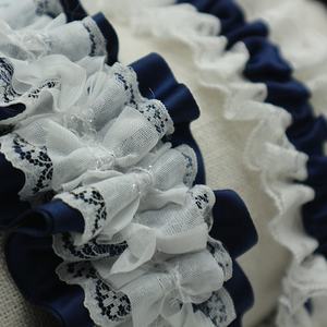 Jarretelles ruban en Satin <span class=keywords><strong>bleu</strong></span> foncé, vêtement élastique et sexy pour femmes, ceinture de jarretelles pour fête et mariage, une pièce - Product Image 6