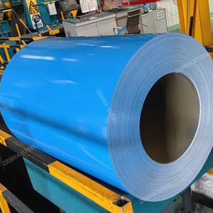 Bobina de Acero <span class=keywords><strong>PPGI</strong></span>/PPGL de Alta Calidad, Color Azul Ral 5004/5005/5008, Superficie Lisa/Rugosa - Product Image 4