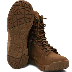 DSF21 716 Tactical <b>Boot</b> Black Leather Zipper Outdoor All Seasons Waterproof <b>Hiking</b> Shoe - Product Image 3