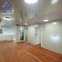 Maison préfabriquée pliable sur mesure de 20 pieds et 40 pieds, conteneur extensible, construction de maison préfabriquée, salle de bain extérieure, immobilier