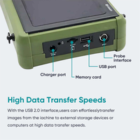 Échographe vétérinaire haute précision avec carte TF pour clinique vétérinaire, scanner de gestation portable pour porcs et chiens