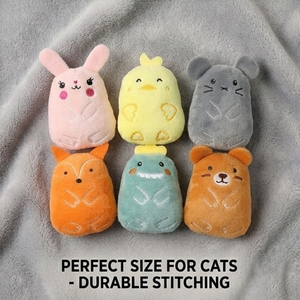Jouet en peluche de dessin animé avec son et <span class=keywords><strong>papier</strong></span> à l'intérieur, résistant aux griffures et aux morsures des chats et des chiens, interactif pour soulager l'ennui - Product Image 4