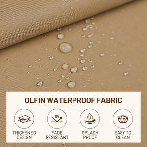 Cojín de Sofá para Exteriores de 2 Piezas, Personalizable, con Múltiples Materiales Exteriores, Color Resistente al Agua, Funda Extraíble, Espuma Viscoelástica 100% - Product Image 4