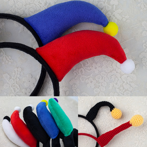 MADESHINE Bandeau de performance pour femme, accessoire de déguisement mignon en peluche, style Joker, Arlequin ou Clown, pour Halloween, Mascarade et Fête - Product Image 2