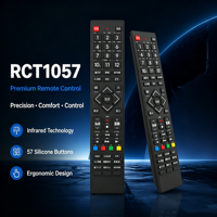 Télécommande IR à 57 touches en silicone JCXK OEM ODM Factory RCT1057 pour téléviseur