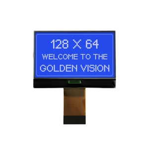 Golden Vision <span class=keywords><strong>12864</strong></span> Grafik-<span class=keywords><strong>LCD</strong></span>-Modul STN 128X64 Blau 6:00 Uhr 128X64 Auflösung Monochrom COG - Product Image 1