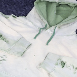 Sudadera con Capucha para Hombre, Lavada al Ácido, Personalizada, con Impresión de Logotipo de Alta Calidad, Diseño Moderno, Estilo Desgastado, Unisex - Product Image 4