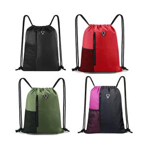 <b>Drawstring</b> <b>Backpack</b> with Zipper Custom logo for Unisex Men and Women Gym Sport <b>Backpacks</b> - Product Image 6