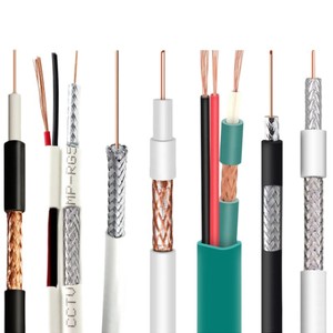 Cable Coaxial RG6 con Conductor Trenzado CCA para Monitoreo y Conexión de Energía, Resistencia a la Tensión de 1000 Libras - Product Image 5