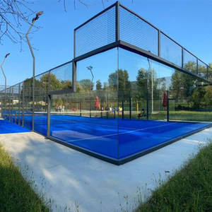 Sports Paddle Court Tennis Extérieur Panoramique Padel Courts <span class=keywords><strong>AVG</strong></span> Fournisseur - Product Image 5