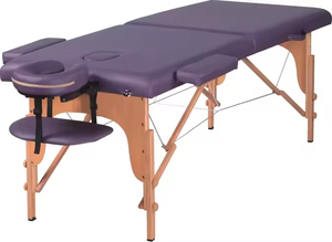 Lettino da Massaggio Professionale Premium Portatile, Altezza Regolabile, Tavolo da Massaggio in Legno Fisso - Product Image 5