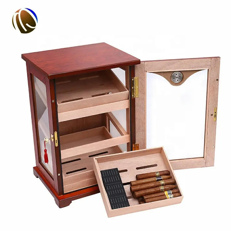 ซิการ์แสดง Humidors สำหรับขายใช้ Humidor ตู้ซิการ์ห้องซิการ์ตู้โชว์ตู้แร็คตู้ Humidor