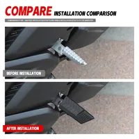 Pour Yamaha XMAX400 XMAX300 400 Moto XMAX300 Repose-pieds arrière Coussinet de protection en caoutchouc anti-collision