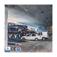 Monte-voiture de garage intérieur à 2 poteaux, 2000 kg, avec verrou de sécurité, pour plafonds bas