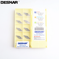 DESKAR VBGT110302 VBGT110304R-Y L-Y R-F L-F LF6018 Plaquette en carbure pour fraisage externe VBGT, outils de coupe pour tour CNC