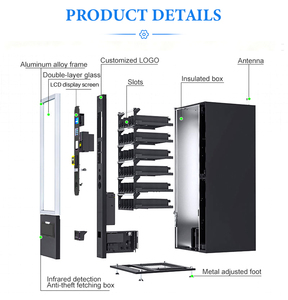 Distributeur automatique intelligent RUNYANG avec écran LCD et vérification d'identité, distributeur de nourriture et de boissons - Product Image 2