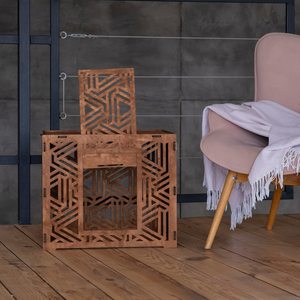 Casa grande de Interior para perros, Jaula de madera para mascotas, muebles modernos para perros, perrera, cama popular para mascotas para sala de estar, casa de jaula para perros - Product Image 3