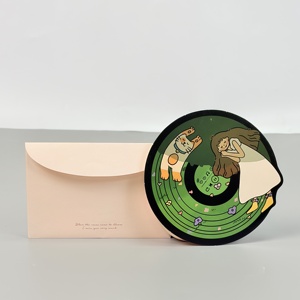 Busta per Inviti Personalizzata <span class=keywords><strong>con</strong></span> LOGO Stile Occidentale, Biglietto di Ringraziamento Creativo per Matrimoni ed Eventi Aziendali, Biglietto di Auguri VIP per Fiere Annuali - Product Image 6