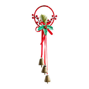 Campana estrella adorno de Navidad decoración colgante para árbol y coche elegante arco arreglo de escena decoraciones de Navidad - Product Image 5