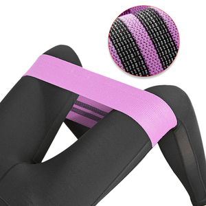 低MOQ新しいデザインカスタムロゴ<span class=keywords><strong>3</strong></span>つのエクササイズストレッチヒップサークルプリント生地戦利品バンドジムフィットネスグルートレジスタンスバンドのセット - Product Image 4