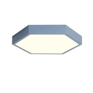 Lámpara de techo LED moderna Simple nórdica, lámpara redonda para sala de estar, dormitorio, estudio, comedor, lámpara de techo hexagonal LED ultrafina - Product Image 1
