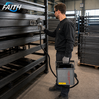 Machine de codage laser à fibre portative Faith 30W, unité de marquage portable pour le codage de lots et l'étiquetage métallique