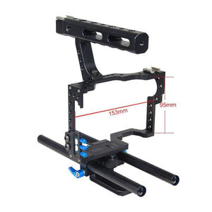 Kit Cage de Photographie DSLR pour Appareils Photo Hybrides (GH4/A7S/A7/A7R/A72/<span class=keywords><strong>A7RII</strong></span>/A7SII/A6000/A6500/A6300, etc.) - Product Image 4