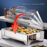 Chauffe-Plat Électrique Professionnel en Acier Inoxydable 201 pour Buffet, Hôtels, Restaurants, Mariages et Traiteurs