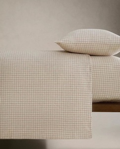 Ensemble de housse de couette à petit motif quadrillé, housse de couette en coton, literie, housse de couette de haute qualité, motif géométrique, ensemble de housses de couette personnalisées - Product Image 2