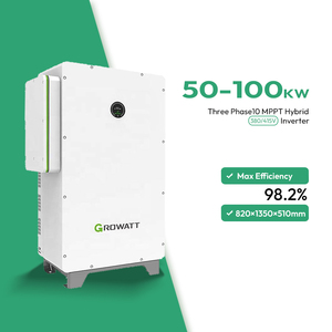 Growatt lai tắt lưới điện năng lượng mặt trời biến tần 50kw 100kw inversor năng lượng mặt trời ibrido - Product Image 6