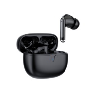 AGETUNR 2025 S65 V5.3 TWS Sport Earphones Earbuds Nirkabel Kontrol Suara Handsfree Tipe-C LED ENC IPX4 Headphone Gaming