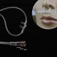 Cannule nasale en PVC résistant à l'ozone, pour la respiration d'huile d'ozone, 5 pièces/lot