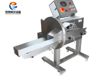 Máquina cortadora automática de carne crua cozida Fengxiang FC-304C para carne de porco e boi, máquina de venda quente