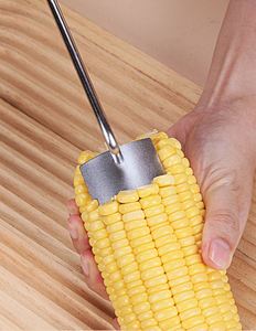 Éplucheur de maïs pratique en acier inoxydable, outil de décorticage et de décorticage des épis de maïs, décortiqueur de maïs, gadget de cuisine - Product Image 6