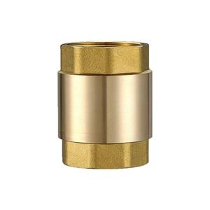 Clapet <span class=keywords><strong>anti</strong></span>-<span class=keywords><strong>retour</strong></span> vertical en laiton Alahot Clapet <span class=keywords><strong>anti</strong></span>-<span class=keywords><strong>retour</strong></span> à filetage interne externe 1/2 "3/4" Alimentation en <span class=keywords><strong>eau</strong></span> OEM ODM - Product Image 2