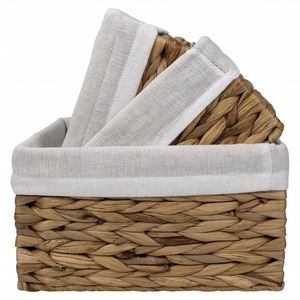 Cestas de Mimbre para Huevos de Pascua con Asa, Paquete de 3 Cestas de Regalo con Tapa y Ruedas, Cesta de Almacenamiento de Algodón con Cuerda para Bebés, Mejores Tapas para Cestas - Product Image 3