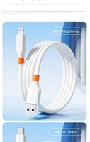 Kabel Pengisian Cepat PD27W Dual Type-C 120W Super-cepat untuk Ponsel Android