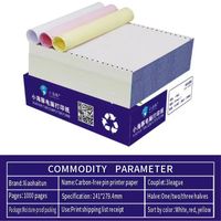 Carnet de commandes, reçus et factures personnalisés en usine, 1 à 6 feuillets, papier continu sans carbone pour ordinateur, 9,5 x 11 pouces