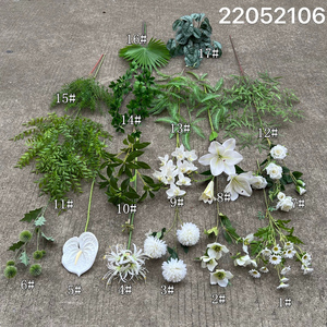 Arco de Boda Blanco y Verde LO-596, Arreglo Floral, Fondo de Flores Artificiales para Estudio de Bodas - Product Image 6