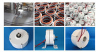 Generador de Imán Permanente de Baja Velocidad y Potencia Personalizable de 2kw 3kw 96v 120v 220v para Aplicaciones de Energía Oceánica y Hidráulica