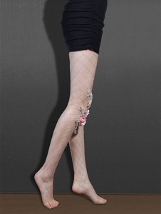 Nuevas Pantimedias de Mujer con Malla Grande, Tejido Fino y Transpirable, de Spandex/Nylon - Product Image 2