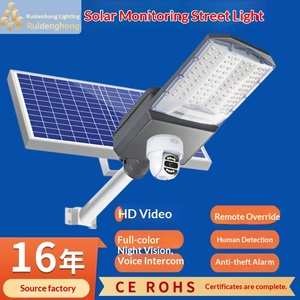 Lampione Solare da Esterno IP65 con Telecamera 4G, LED ad Alta Potenza Super Luminosi per Casa e Cortile - Product Image 2