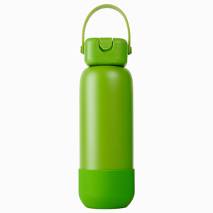 32OZ Water <strong>Bottle</strong> Stainless Steel Sports <strong>Bottle</strong> with Portable Handle Insulated Outdoor <strong>Straw</strong> <strong>Drink</strong> <strong>Bottle</strong> - Product Image 2