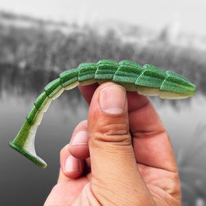 Top Right S045 70mm 90mm 115mm Soft Swimbait Shad Bait <span class=keywords><strong>Bass</strong></span> Fishing Lures Paddle Tail esche in plastica morbida - Product Image 2