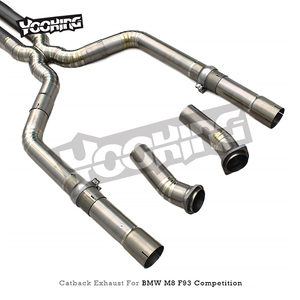 Sistema de <span class=keywords><strong>Escape</strong></span> Valvetronic Catback Yooking para BMW M8 F91 F92 F93 Competition 4.4T 2017-2023, Tubo de <span class=keywords><strong>Escape</strong></span> de Titanio con Control de Válvula - Product Image 2