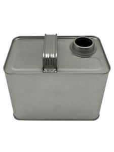 Boîtes de conserve rectangulaires en métal spiralées de <span class=keywords><strong>2L</strong></span> de quart de la Chine pour la peinture et l'huile Industrie chimique L'étain contient le pot d'étain de Matcha de <span class=keywords><strong>bidon</strong></span> d'aérosol - Product Image 2