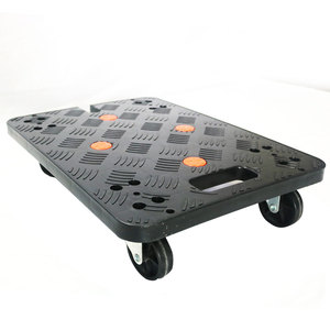 Hot Sale Portable <strong>Logistic</strong> <strong>Cart</strong> Trolley Plastic Platform Hand <strong>Cart</strong> Trolley Truck <strong>with</strong> <strong>Wheels</strong> - Product Image 1