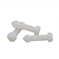 Bouchon de cavité en plastique 4-1437284-3 Blanc PA66, broche d'obturation solide anti-poussière pour TE AMP