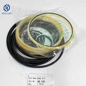 SB100 SB121 SB130 SB140 SB151 Martelo hidráulico do disjuntor Peças sobresselentes Construção Machinery Oil Seal Kit Hidráulica Breaker Seals - Product Image 3